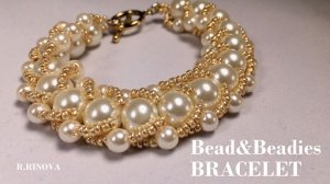 Браслет из бисера и бусин / Bead&Beadies BRACELET / МК 1