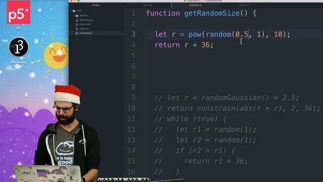 Coding Challenge #88: Snowfall