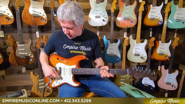 Fender Rarities Stratocaster Thinline HSS - EMPIRE MUSIC смотреть онлайн