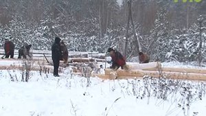 Реалити-шоу по-самарски. В селе Старая Бинарадка началось строительство дома для Деда Мороза