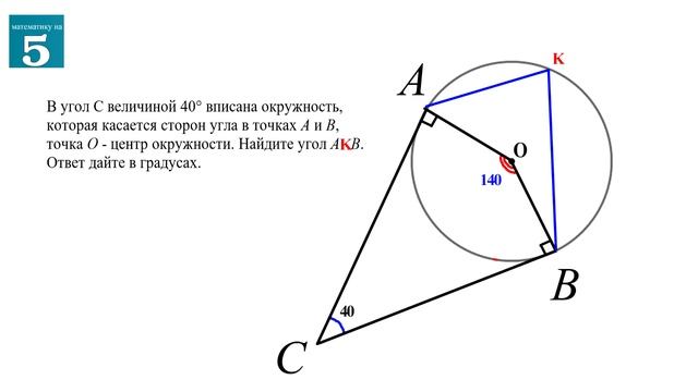Вписанные и центральные углы смотреть онлайн