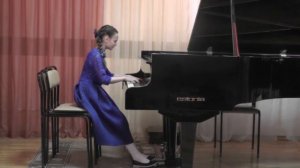 И.С.Бах Двухголосная инвенция фа минор. Р. Глиэр Прелюдия Ре бемоль мажор.  Мария Павлова 10 лет.