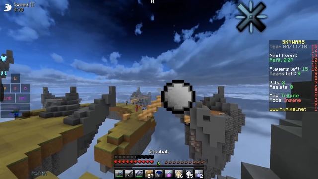 Очень НЕОБЫЧНЫЙ МЕЧ в крутом РП [Hypixel Sky Wars Minecraft] смотреть онлайн