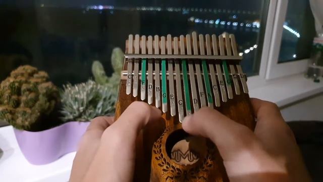 Sky boat song Outlander theme Kalimba cover смотреть онлайн