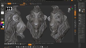 Speed Sculpt_Scar_ZBrush