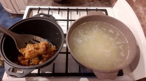 Суп "Затируха" с курицей.