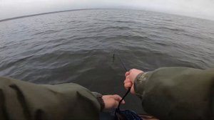 Осенью за окунем. Рыбалка на Ладоге. Ловля окуня на джиг