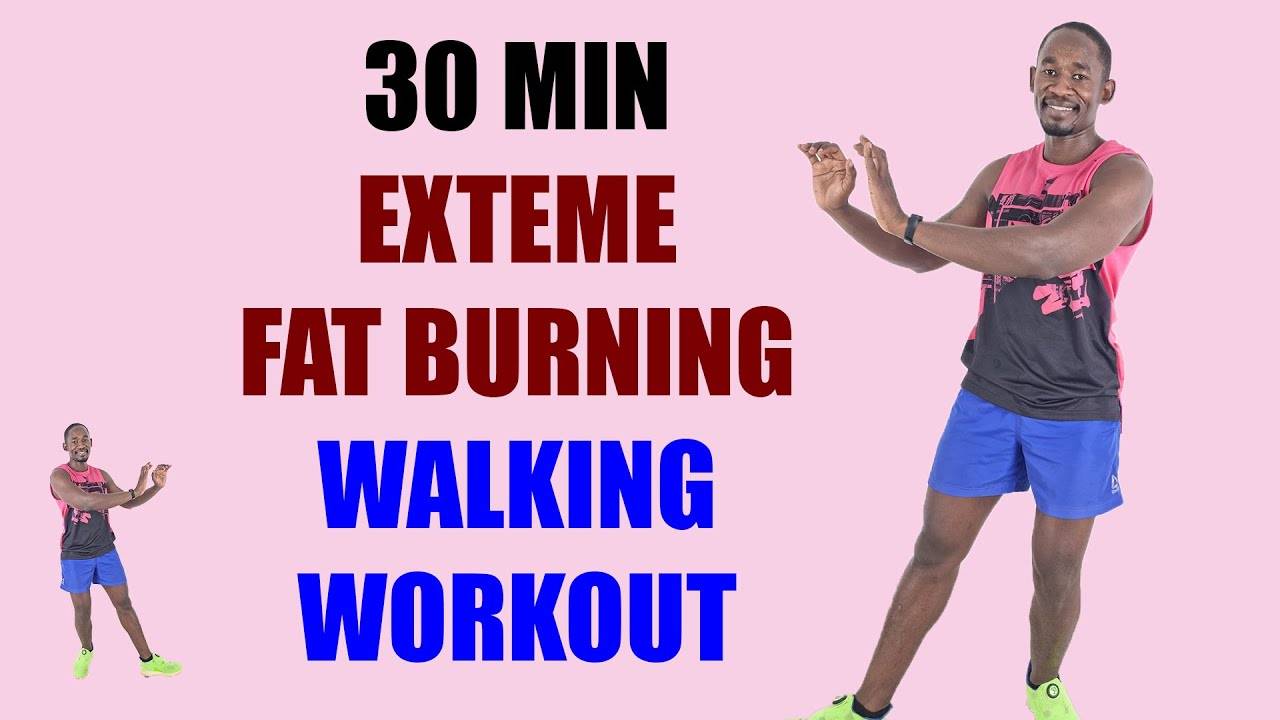 Brian Syuki - 30 MInute EXTREME FAT BURNING Walking Workout for Beginner|s3600 Steps - 260 Calories