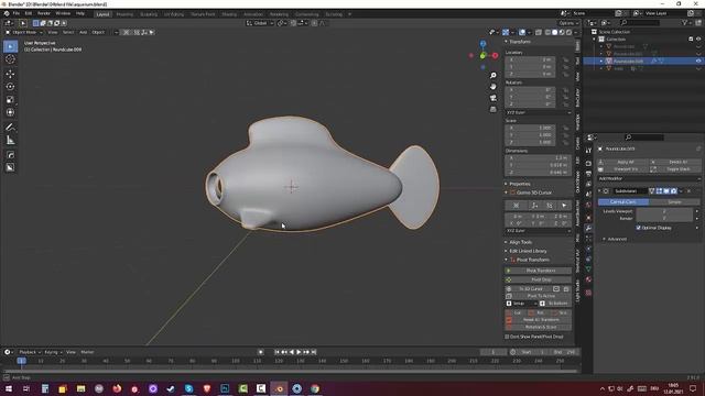 04.Blender Аквариумная рыбка смотреть онлайн