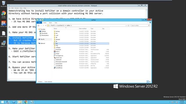 Install NxFilter on Windows server without having DNS port collision смотреть онлайн
