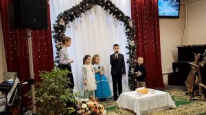 Рождественская сценка воскресной школы ц."Святая Троица" 07.01.2021
