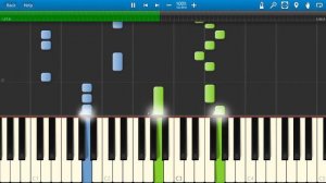 Корни - 25 Этаж (на пианино Synthesia)