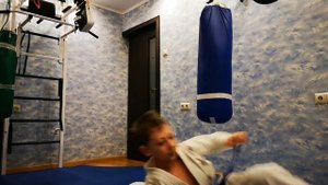 Уширо маваши гери вертушка в падении. Спорт Клуб "Школа Чемпионов SATORY". Москва