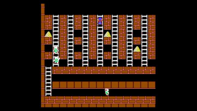 Прохождение (11-15) уровней игры Lode Runner (Золотоискатель) на приставке Dendy. смотреть онлайн