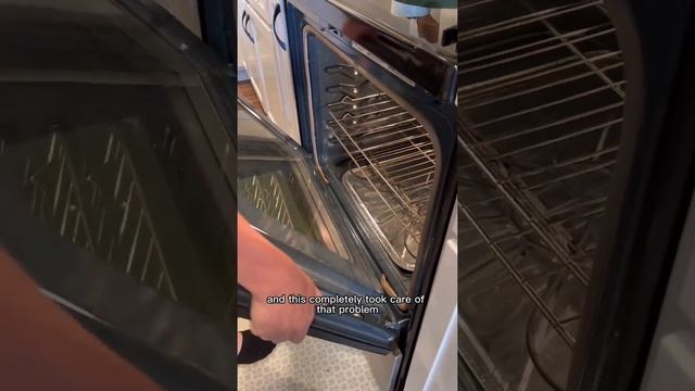 Remove the door when cleaning inside your oven