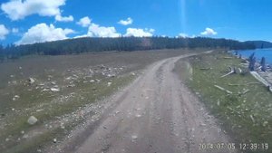 Дорога вдоль озера Хубсугул, начало.
