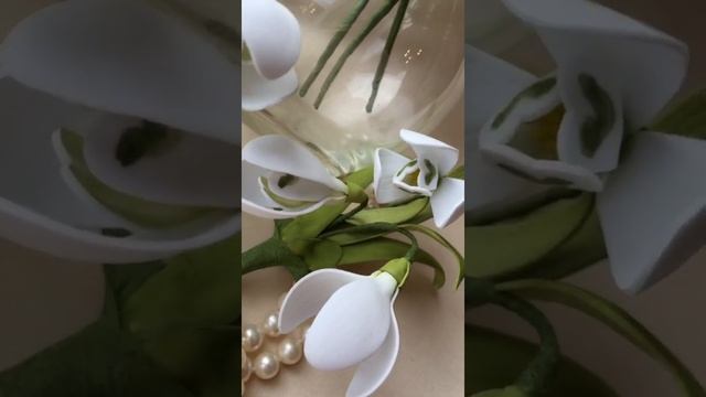 Snowdrops from foamiran/Подснежники из фоамирана смотреть онлайн