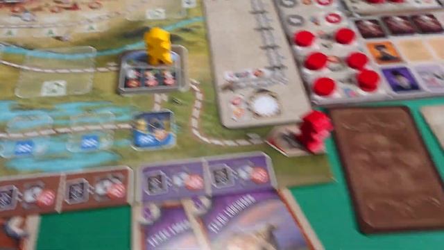 GREAT WESTERN TRAIL [3] - Изучаем "Великий Западный Путь", продолжение. Обучающий геймплей. смотреть онлайн