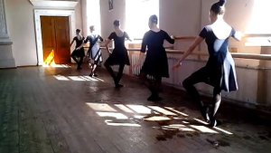 Урок классического танца - Battement fondu+Battement frappe (у станка)