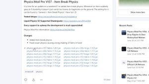 How to get Physics Mod PRO for FREE - Minecraft