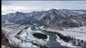 Алтай зима.  Новый год на Чемале