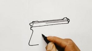 Как нарисовать пистолет/How to draw a gun