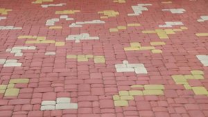 Тротуарная плитка "Старый город". Схемы укладки, самое необычное сочетание цветов.