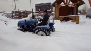 Минитрактор Русич Т-224-тест-драйв г. Кемерово