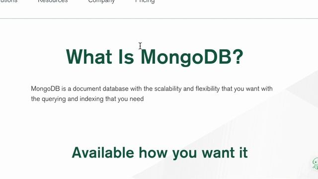 35. Introduction to mongodb - what is mongodb and why we need NoSQL document database like mongodb смотреть онлайн