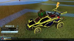 Rocket League PAINTED APEX WHEELS!!