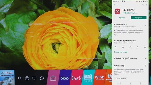 Пульт управления телевизором LG ThinQ смотреть онлайн