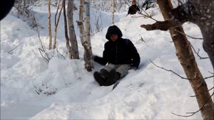 Зимний Таганай. Двуглавая сопка "Перья"