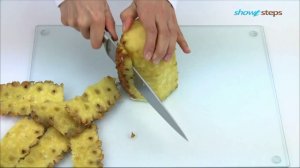Как порезать ананас