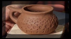 Создаём авторскую кружку с тиснёным рисунком. Мастер класс