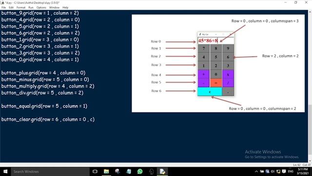 calculator in python sinhala | calculator in python tkinter | calculator in python code