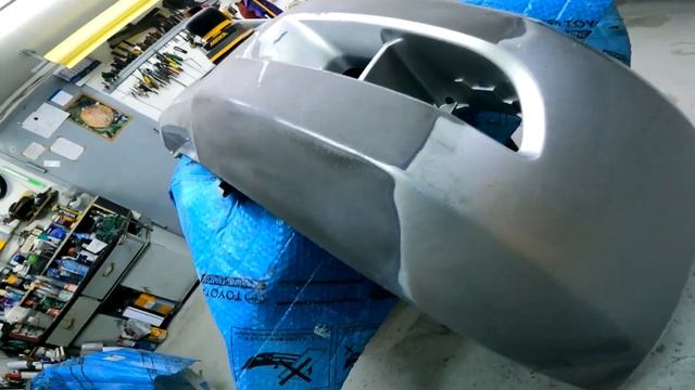 Ремонт сложного пластикового бампера автомобиля Toyota L C Prado ч 2. смотреть онлайн