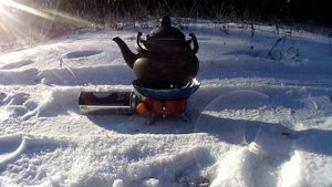 Обзор походной газовой плитки за 600 рублей