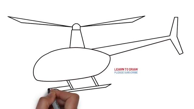 How To Draw a Helicopter Step By Step Easy For Kids смотреть онлайн