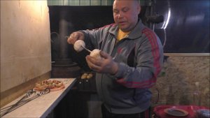 Грибы гриль,Шампиньоны гриль.