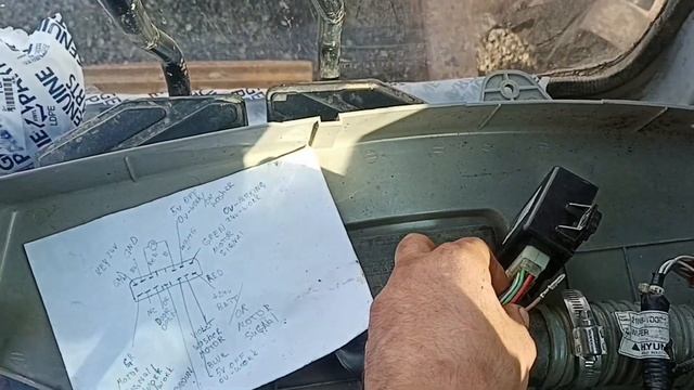 Экскаватор Hyundai и ДР спецтехника , ремонт Стеклоочистителя, распиновка контроллера
