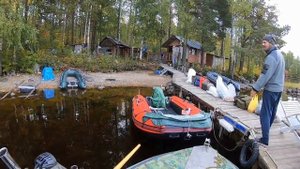 Рыбалка и отдых в Карелии  Озеро Сандал  День 1