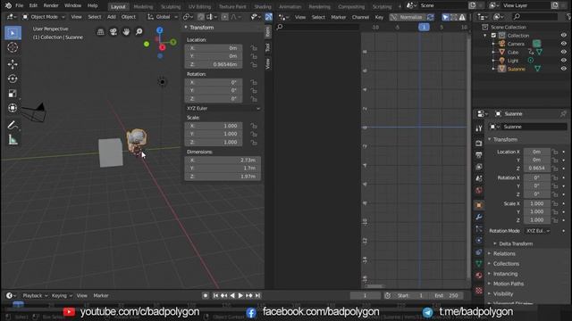 Blender 2.9  Полезные советы | Анимация при помощи драйверов