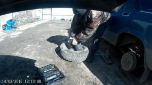 как разбортировать колесо в полевых условиях