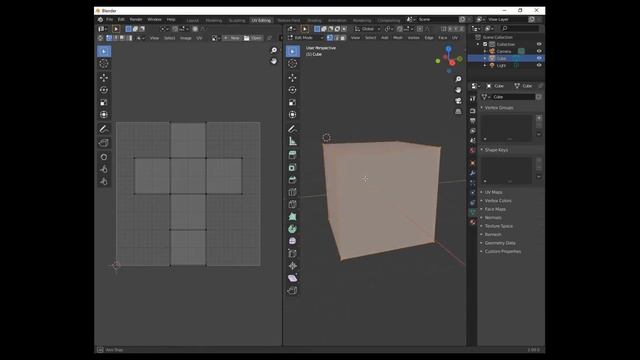 Введение в материалы. Текстурирование и развертка куба смотреть онлайн
