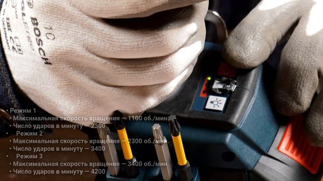Обзор Bosch GDX 18V-200 C Professional (аккумуляторный ударный шуруповерт/гайковерт) смотреть онлайн
