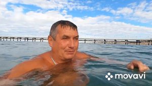 #Анапа. Сегодня 05.10.2022. Чёрное море.Пляж «ЭЛЛАДА» Утро 8.00 Вода 22. Воздух 14. Купание.