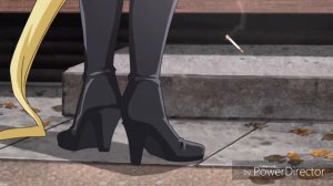 Аниме клип девушка боец