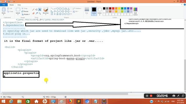 spring boot pom xml and application prop overview 3 смотреть онлайн