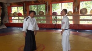 100 уроков айкидо с Игорем Дмитриевым.  Важнейшие принципы айкидо.  Йокомен учи Шихонаге  Ч 2