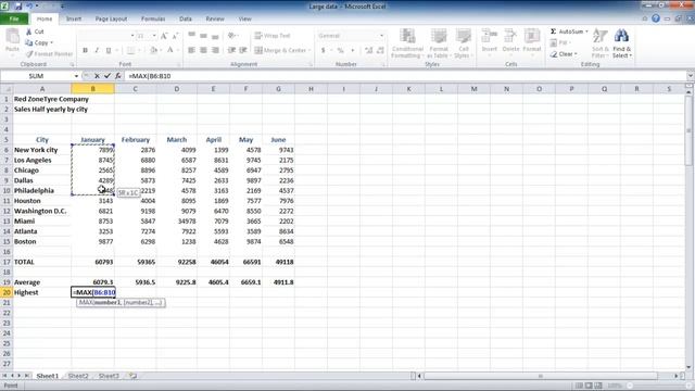 How to work with numbers in columns in Excel 2010 смотреть онлайн
